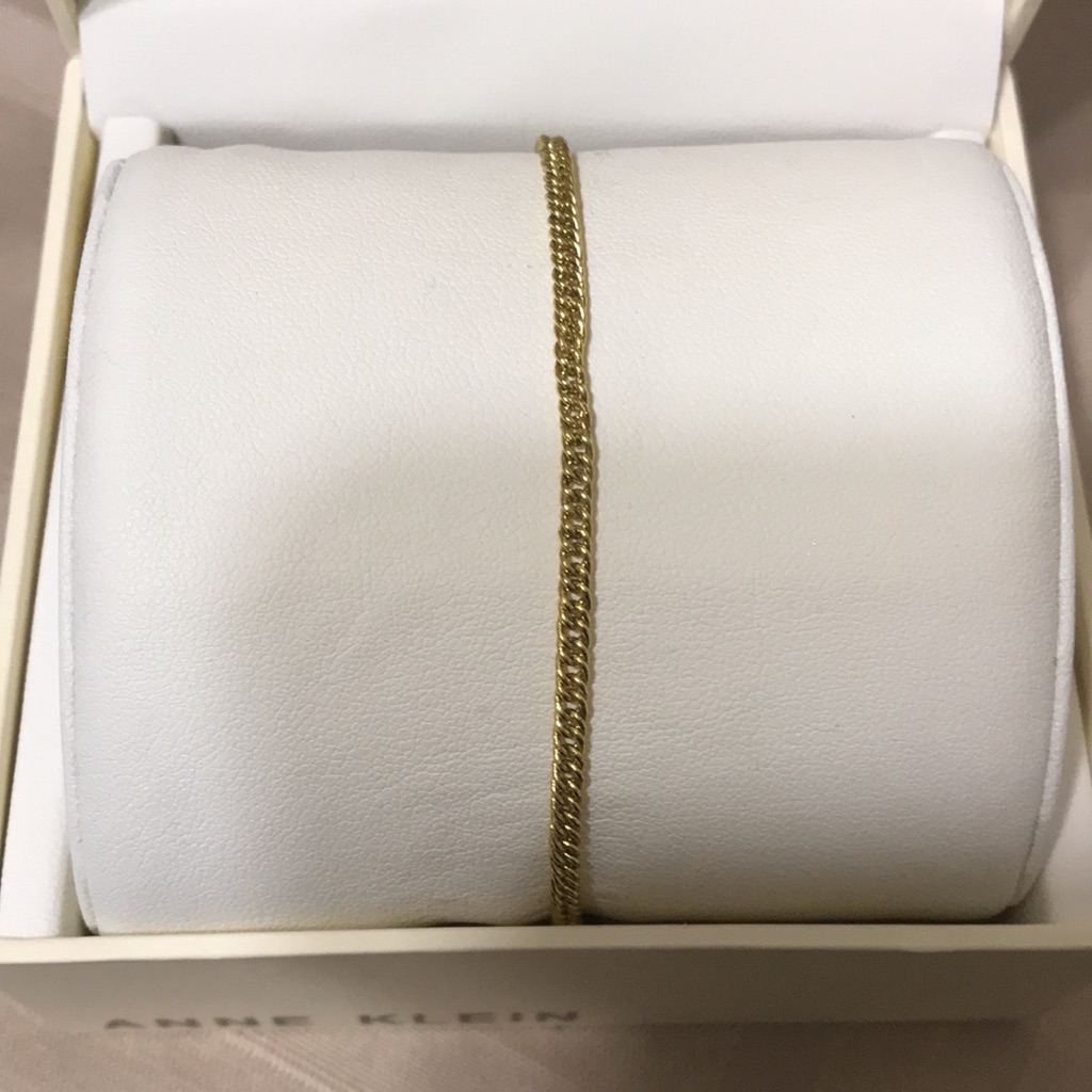 Bright Yellow Gold Plated Chain - 8” Rope Chain